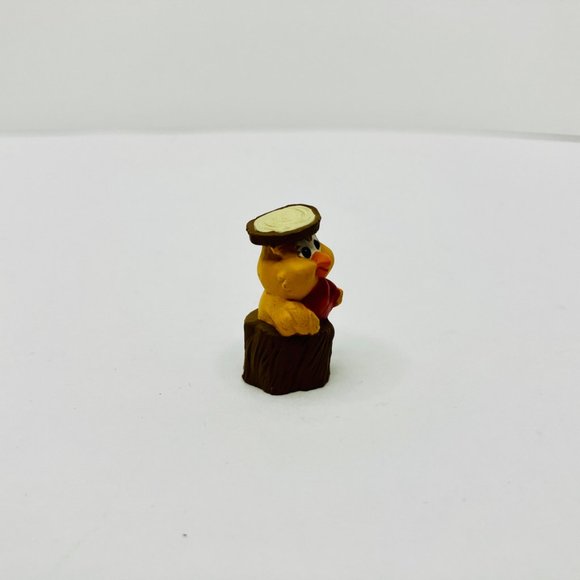 Hallmark Vintage Valentines Day Merry Miniatures Owl Stump Heart 1993 - Picture 2 of 6